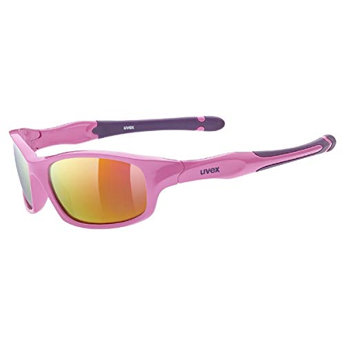 uvex sportstyle 507 - Sonnenbrille für Kinder - verspiegelt - inkl. Kopfband - pink purple/pink - one size